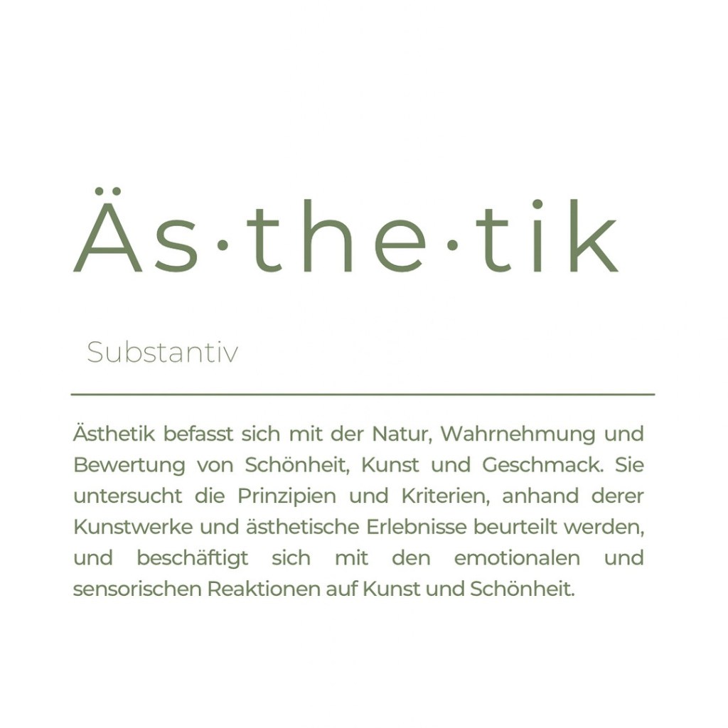 Ästhetik: Wahrnehmung und&nbsp;Geschmack